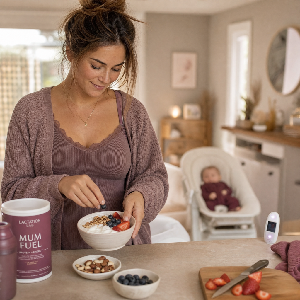 Made during nap time — quick energising snack