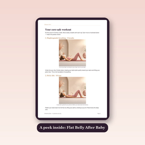 Peek inside Flat Belly After Baby